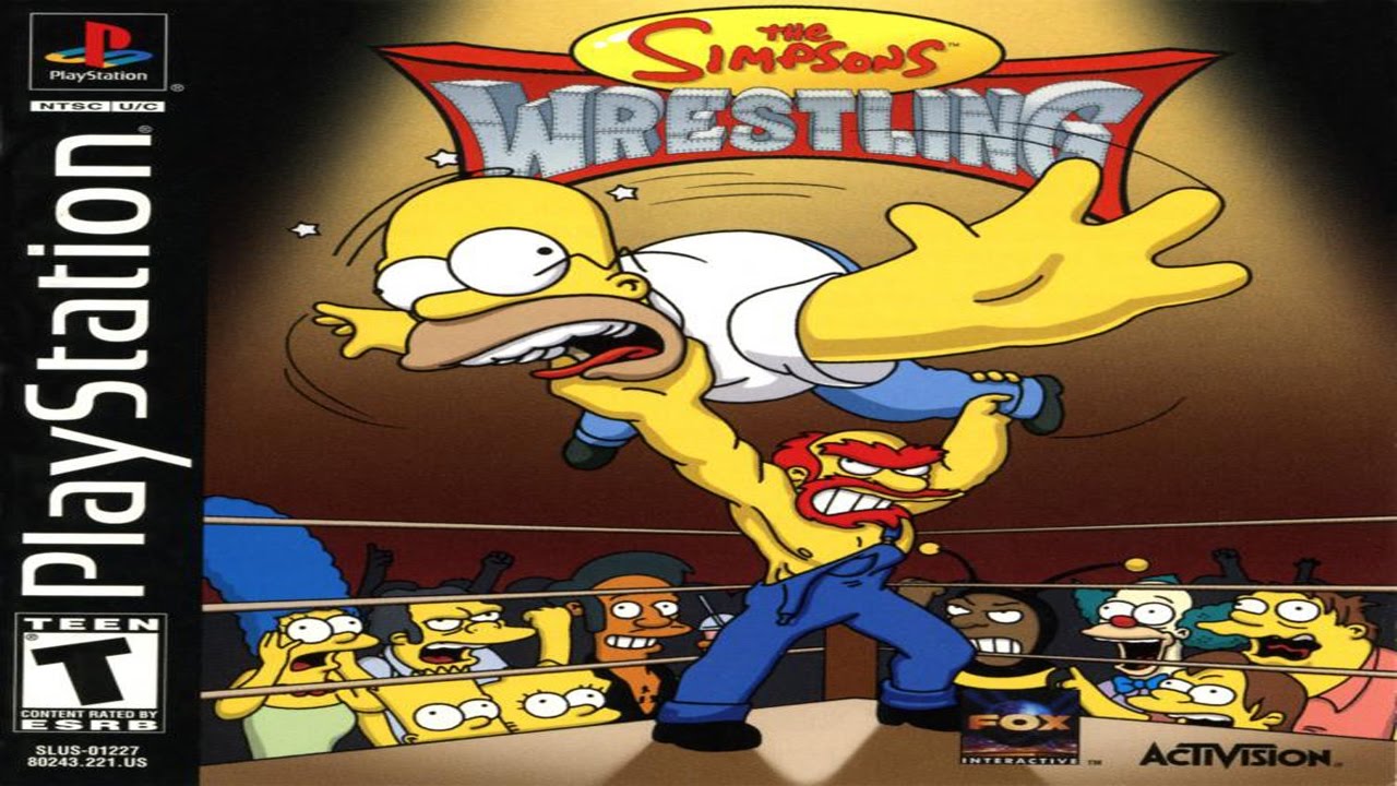 Simpsons wrestling rus ps1 games